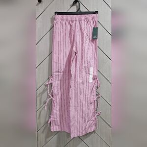Wild Fable Pink Striped Wide Leg Pants